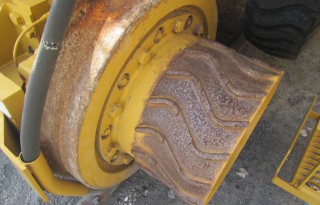 4350 Magnum Trackmobile wheel