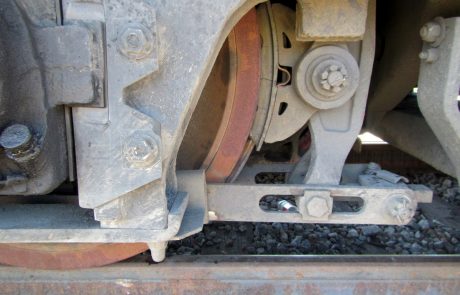MP15DC_Unit2389_3 MP15DC Locomotive wheel and brake